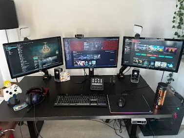 Photo de mon setup de stream