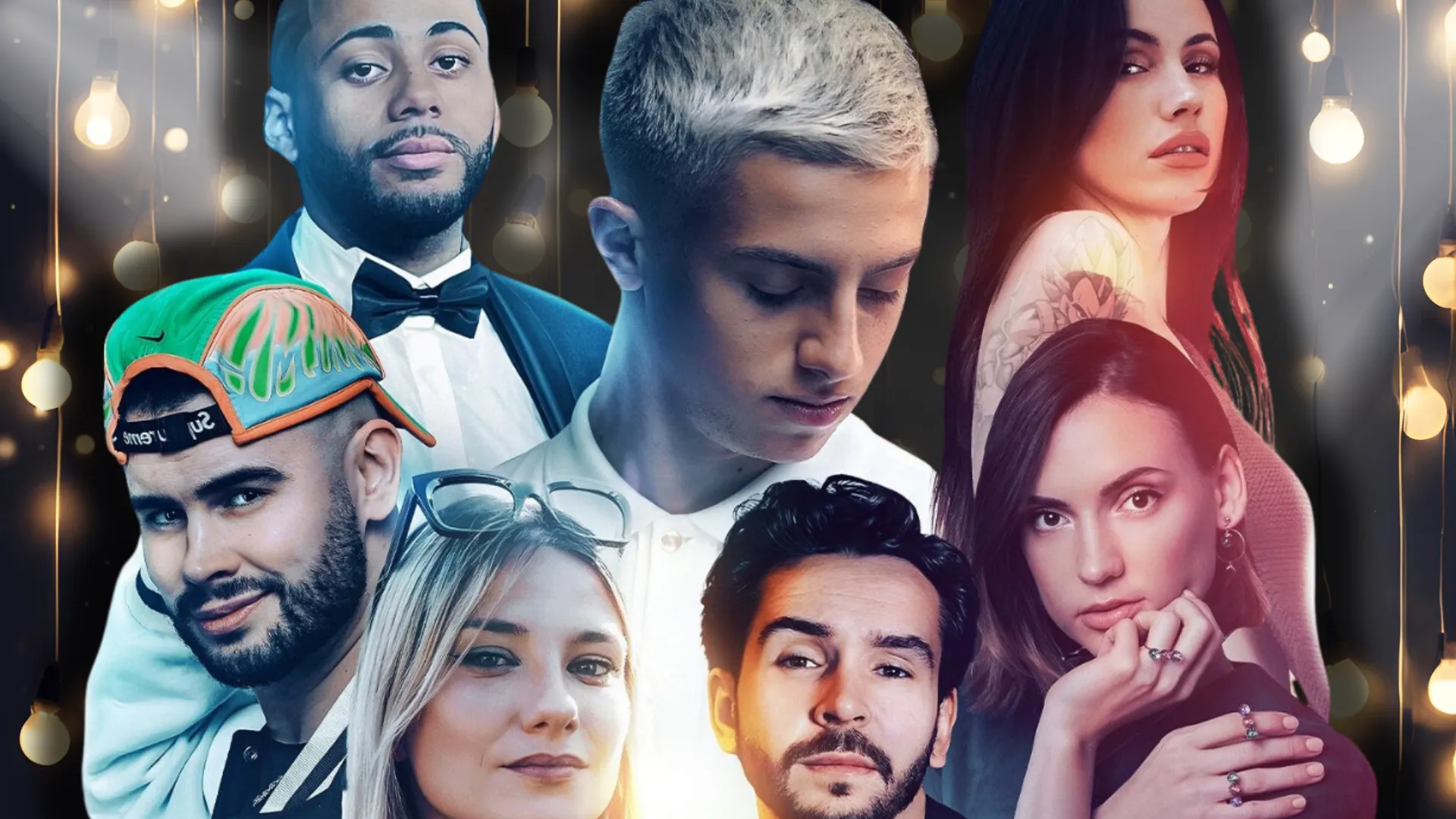 Photo réunissant michou, gaëlle garcia diaz, lebouseuh, domingo, etc.